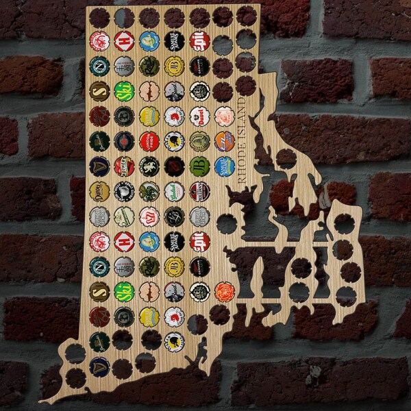 Rhode Island State 224-055 Beer Cap Holder