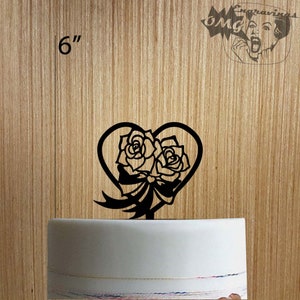 Roses 225-222 Cake Topper