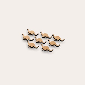 Brontosaurus Dinosaurier 267-034 Cutout Form (10er Set)