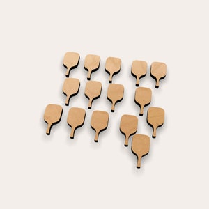 Pickleball Paddle 267-226 Wooden Cutout Shape (Set of 10)
