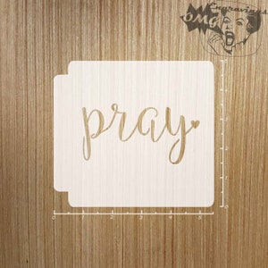 Pray 783-628 Stencil