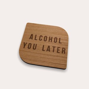 Alcohol Quote Coaster 262-403 (Set of 4)