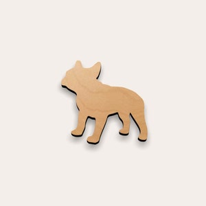 French Bulldog Dog Body 267-017 Wooden Cutout Shape (Set of 10)
