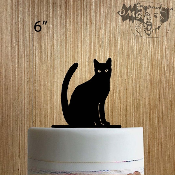 Cat Cake Topper Wedding Etsy