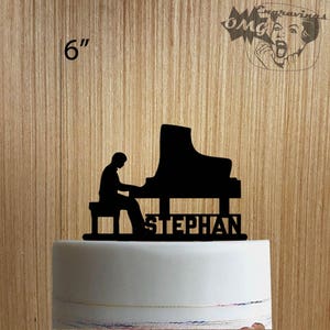 Custom Piano 225-096 Cake Topper
