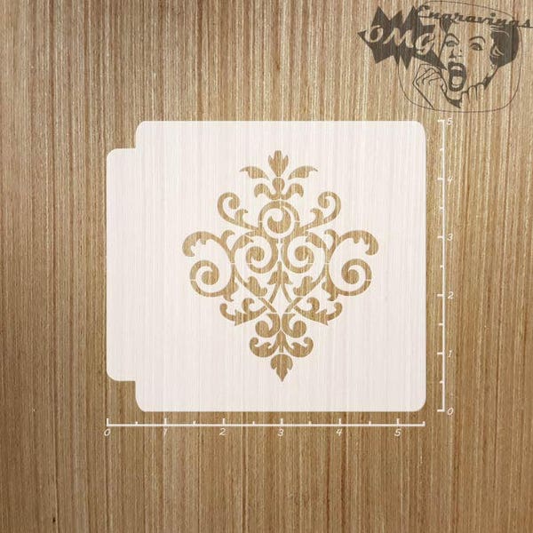 Damask 783-060 Stencil