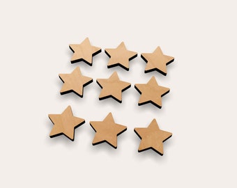 Star with Rounded Corners 267-048 Cutout Shape (Set of 10)