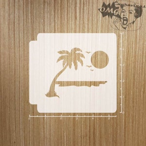 Beach 783-B341 Stencil