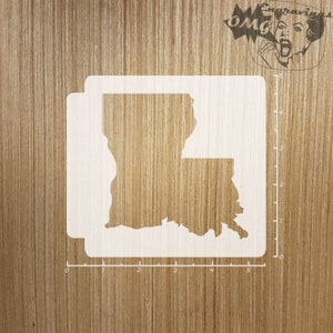 Louisiana State 783-B496 Stencil