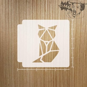Geometric Fox 783-499  Stencil