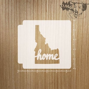 Idaho Home State 783-A394 Stencil