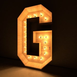 College Letter G 525-007 Marquee Sign - Etsy