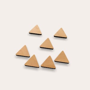 Triangle Rounded Corners 267-052 Cutout Shape (Set of 10)