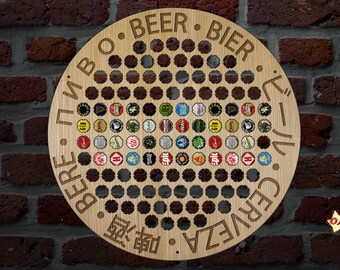 The Language of Beer 224-170 Beer Cap Holder
