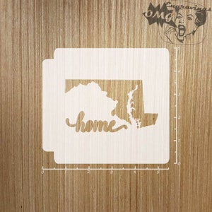 Maryland Home State 783-A401 Stencil