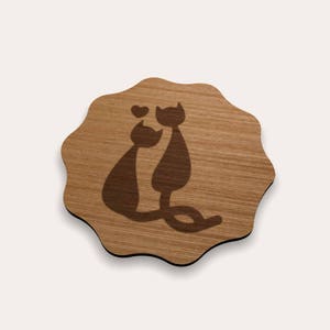Cat Coaster 262-117 (Set of 4)