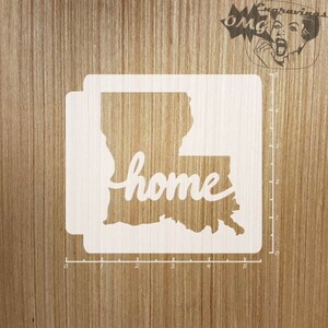 Louisiana Home State 783-A399 Stencil
