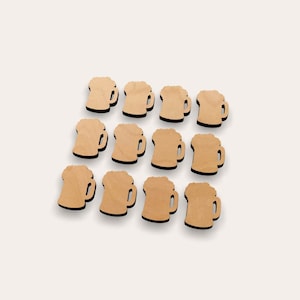 Boccale da birra 267-014 sagoma in legno (set da 10)