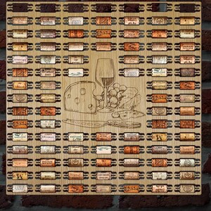 Wine with Cheese 924-024 Wine Cork Holder