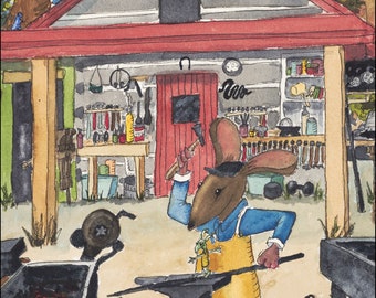 Notecard: Blacksmith Mouse