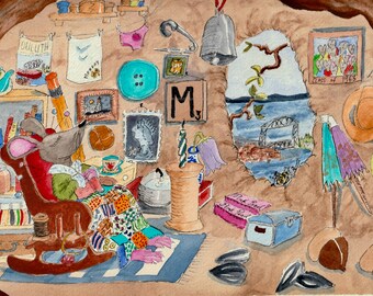 Print: Napping in Duluth