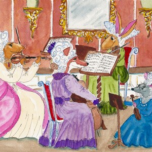 Notecard: Baroque Friends