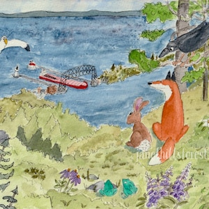 Print: Ship Coming In