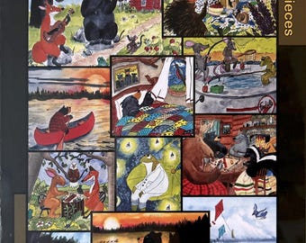 Jigsaw Puzzle: Forest Friends Collage