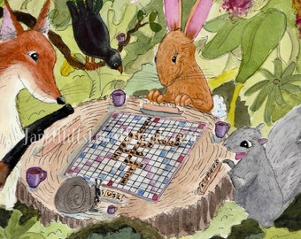 Impression : le jeu de Scrabble