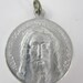 Volto santo dell'annata del Jesus medaglia Vintage image 1