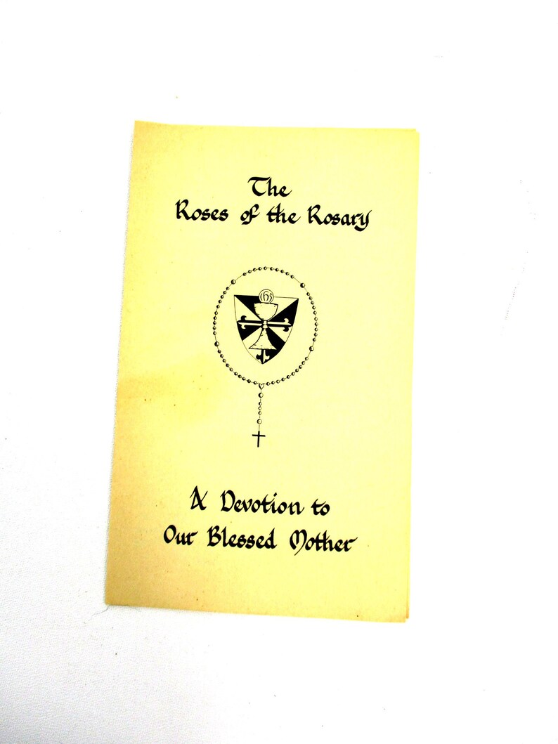 Classic The Roses of the Rosary Prayer Card Pamphlet by means of The Dominican Nuns of the Perpetual Rosary Buffalo NY graphic regarding How to Pray the Rosary Printable Booklet called Classic The Roses of the Rosary Prayer Card Pamphlet via The Dominican Nuns of the Perpetual Rosary Buffalo NY