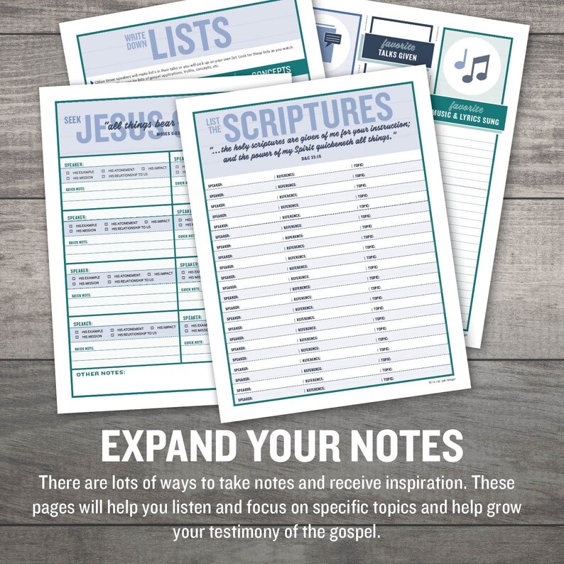 LDS General Conference Packet - Etsy