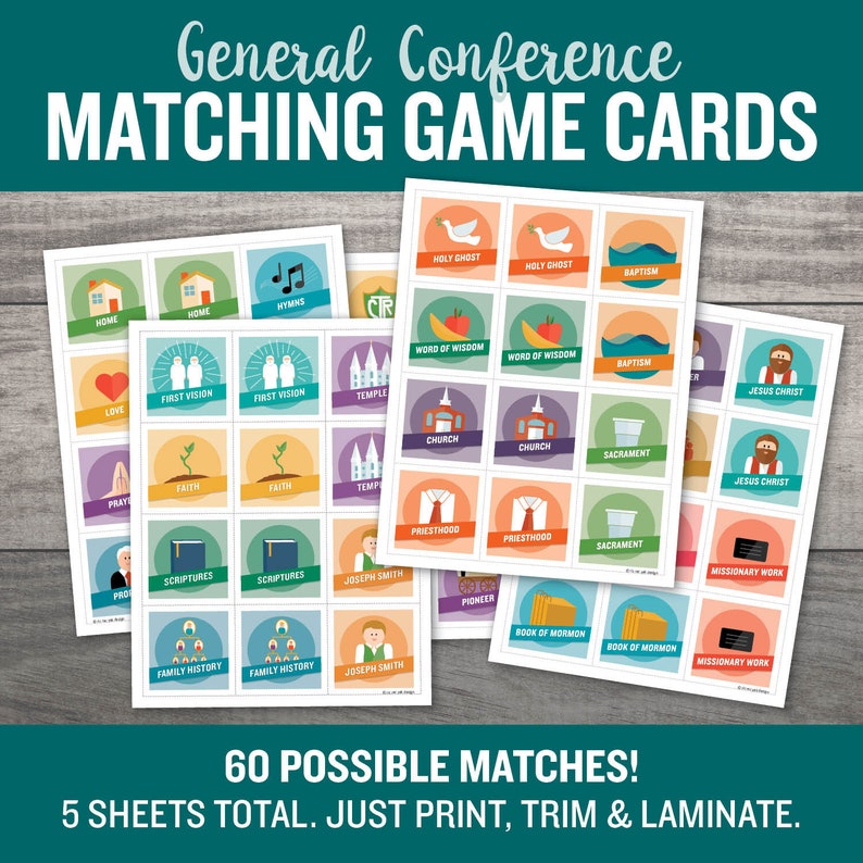 General Conference Activity Packet Etsy