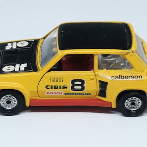 Renault 5 Turbo Elf Corgi 1352 - Lot 2 Miniatures 1:36 & 1:54 - Édition 1981