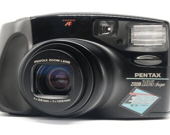 フィルムカメラ PENTAX ESPIO 105WR ZOOM LENS 38-105mm Pentax Espio 105WR 35mm Point & Shoot Film Camera