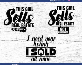 I Need Your Listing I Sold All Mine Svg Real Estate Agent Etsy