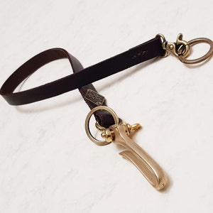 Cadena para Cartera,cartera de motero,Leather Fish Hook ,Lanyard,Wallet Chain,Cafe Racer,Riders,llavero,leather key chain,biker,motero,denim