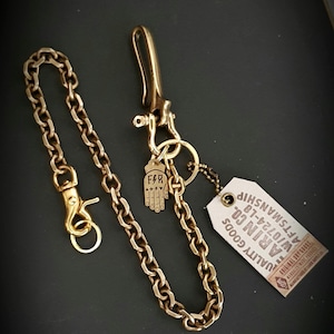 Solid brass chain