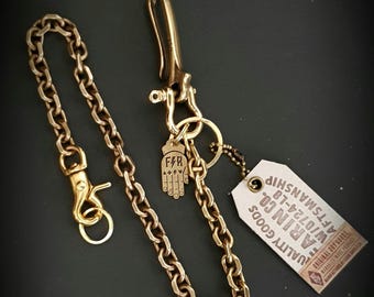 Solid brass chain