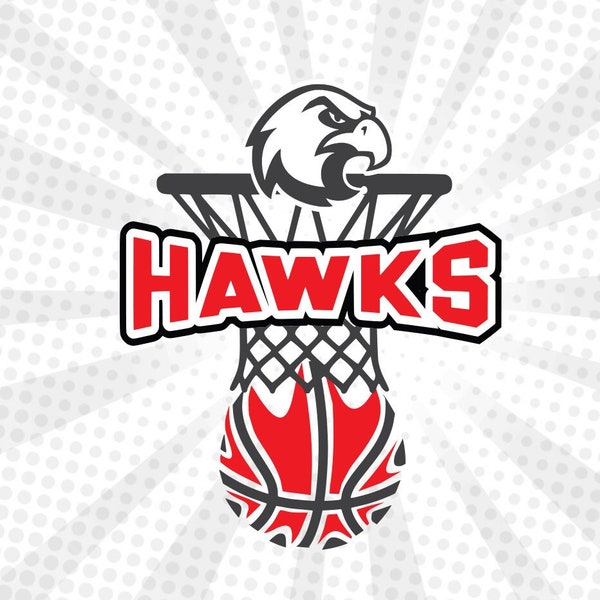 Hawks ,Hawks svg, Hawks Basketball ,Hawks mascot, Hawks cut file, Hawks cricut, Basketball ,Cut file, Cricut, Hawks T shirt ,Hawks logo