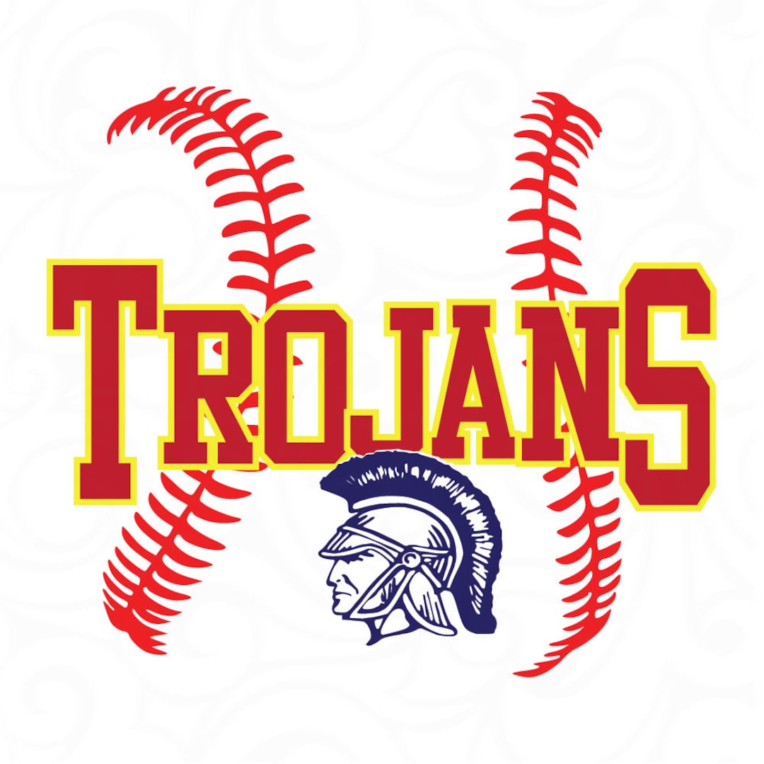 Trojan Svg,trojans Baseball Svg,svg File,dxf File, Cricut File, Cameo