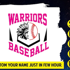 Warriors svg,Warriors baseball svg,Warriors cut file,Softball svg,Baseball Svg,Baseball Cut file,Baseball Cricut,Baseball bat svg,Svg,