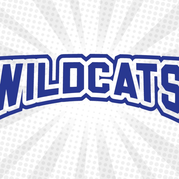 Wildcats School Logo Etsy