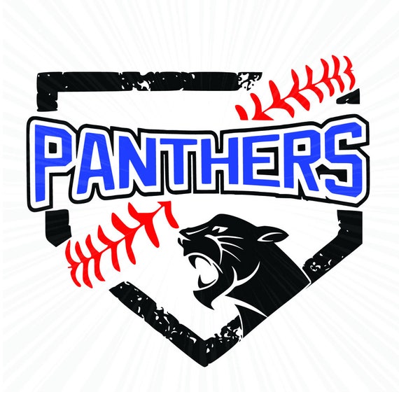 Panthers Svgpanthers Baseball Svg Svg Dxf Cricut Etsy