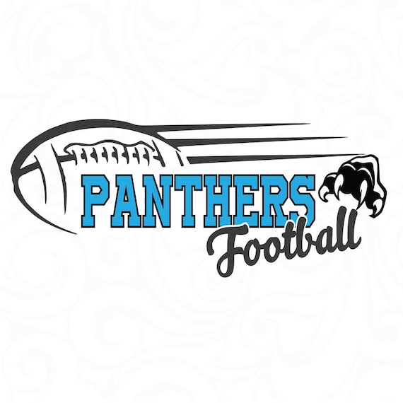 Panthers Svgfootball Svg SVG Filedxf File Cricut File | Etsy