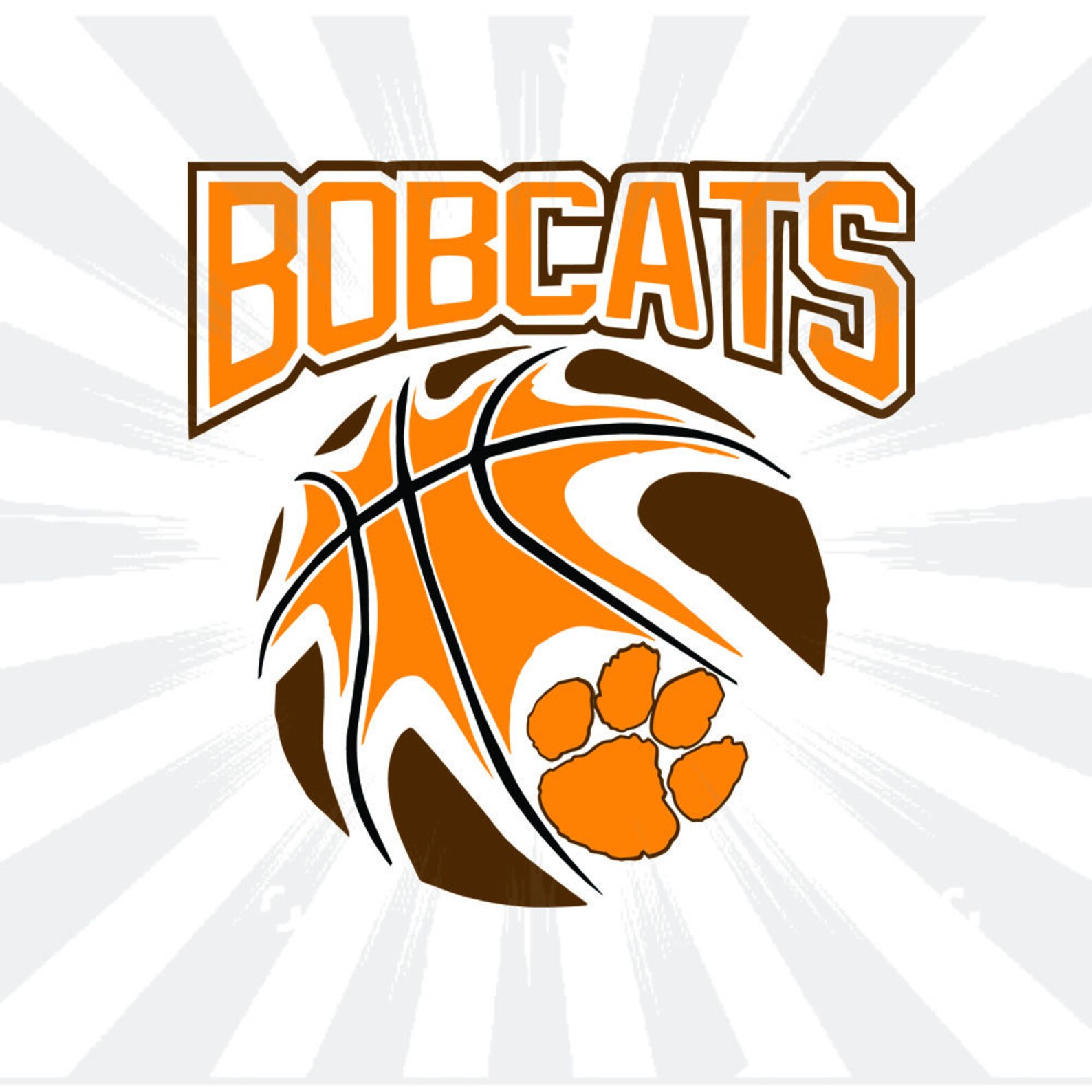 Bobcats Basketball SVG DXF EPS Cut FileBobcats Etsy