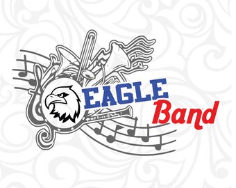 Eagles svg,Eagles band svg,Marching band svg,Eagles cut file,Eagles cricut,Eagles mascot,Eagles logo,Band mom,Drummer,Cheerleader,Cheer