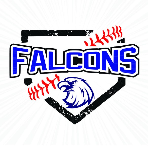Falcons Baseball Logo Etsy