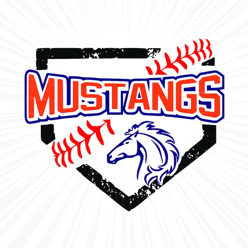 Download Mustangs svgMustangs baseball svg SVG DXF Cricut | Etsy