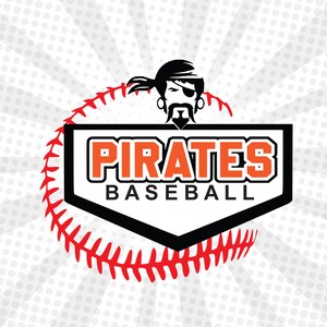 Pirate ,Pirate svg , Pirate Baseball, Pirate Softball,Pirates mascot,Pirates cut file,Baseball svg,Baseball cut file,Baseball cricut,Vector
